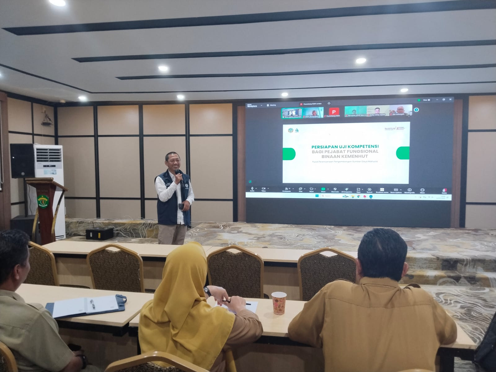 Pembekalan Uji Kompetensi Jafung Binaan Kementerian Kehutanan