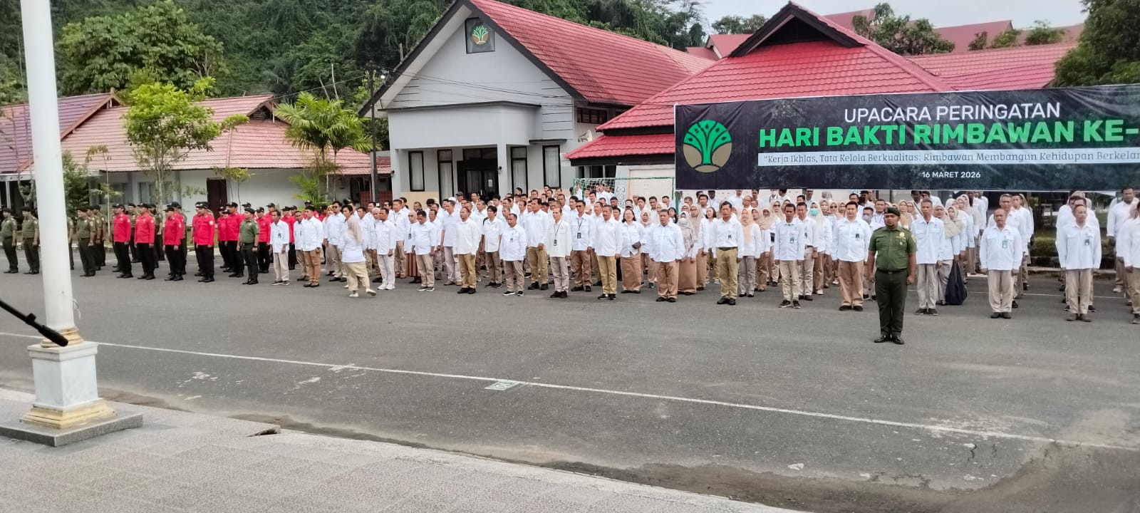 Upacara Hari Bakti Rimbawan 16 Maret 2026