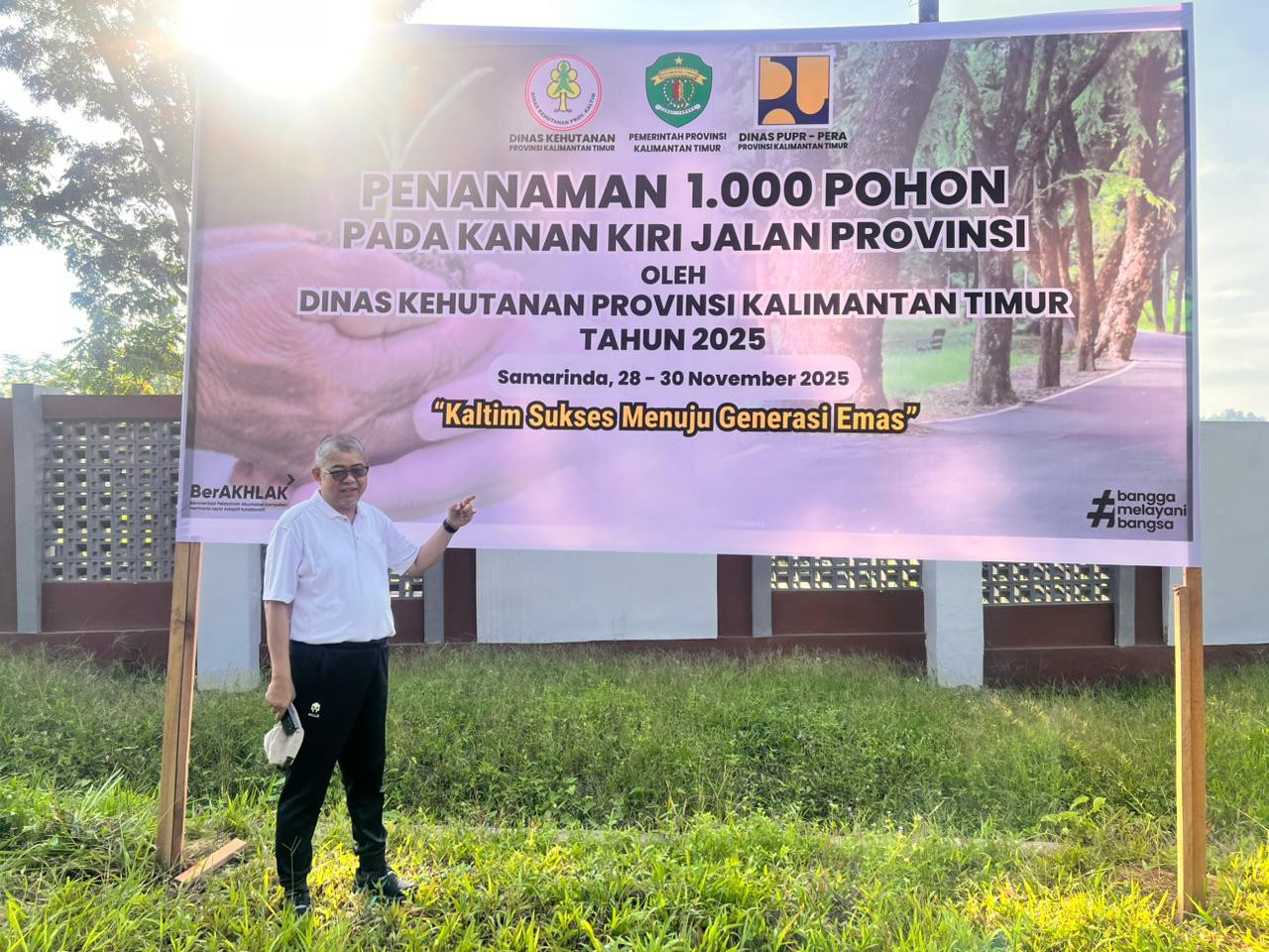 Penanaman 1.000 Pohon pada Kanan Kiri Jalan Provinsi